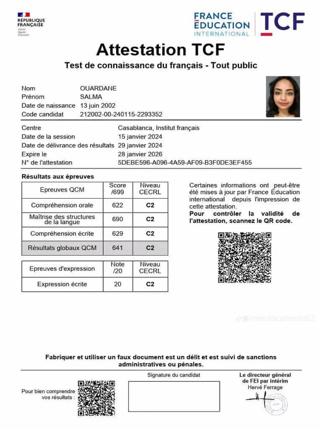 Change your Expression Tests Overall Score