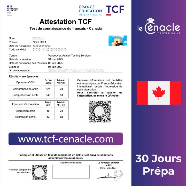Buy Authentic TCF Certificate Online In Bahrain