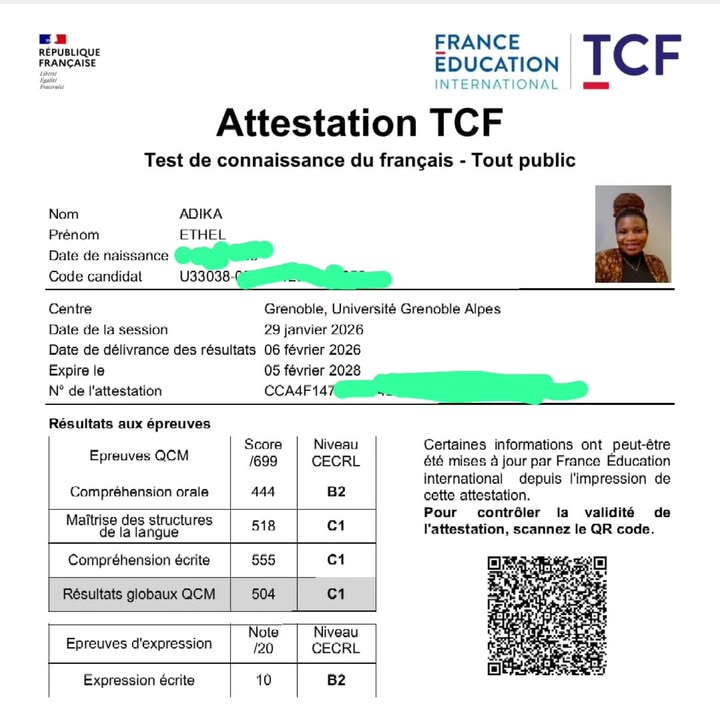 Book TCF exam in Indonesia Online